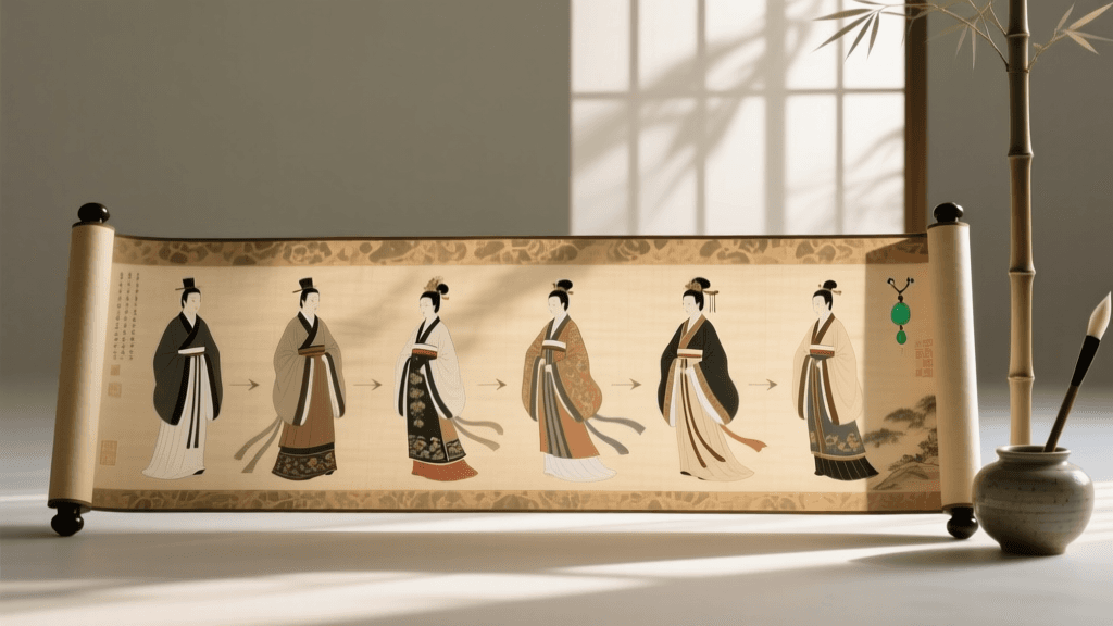 Decoding Hanfu: Traditional Garments in Chinese Scroll Art