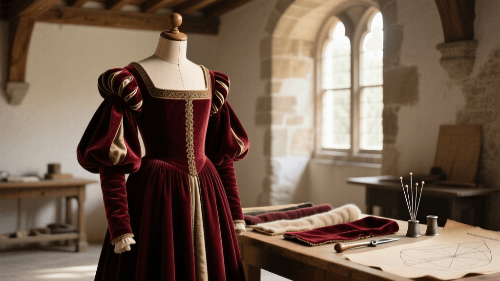 15th-Century Burgundian Houppelande Construction Guide 2026