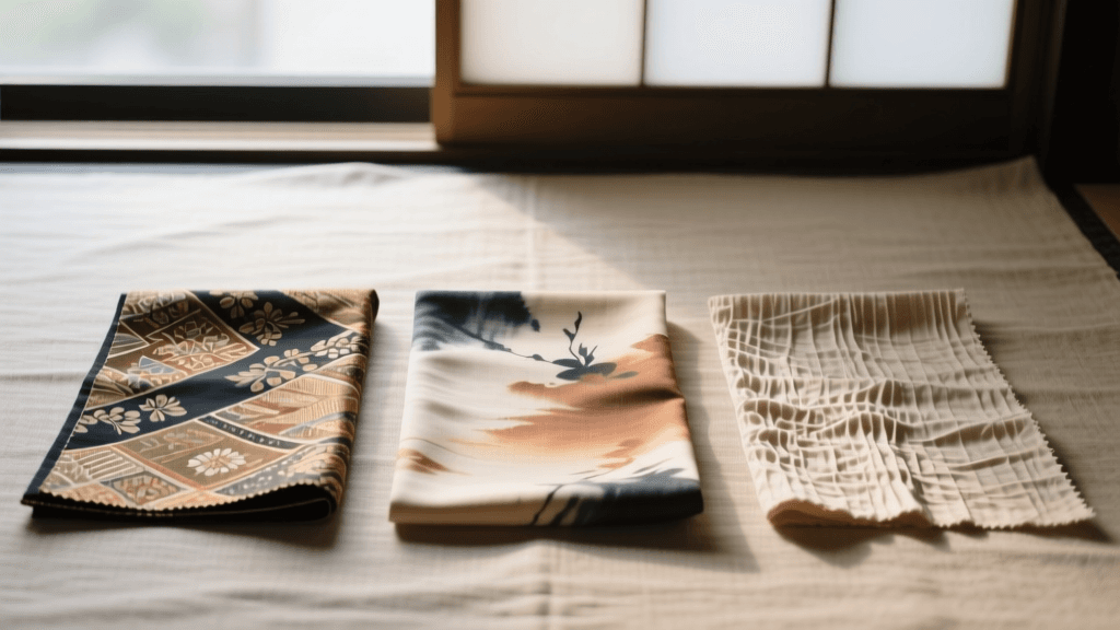 Mastering Kimono Fabrics: Nishijin, Yuzen & Chirimen