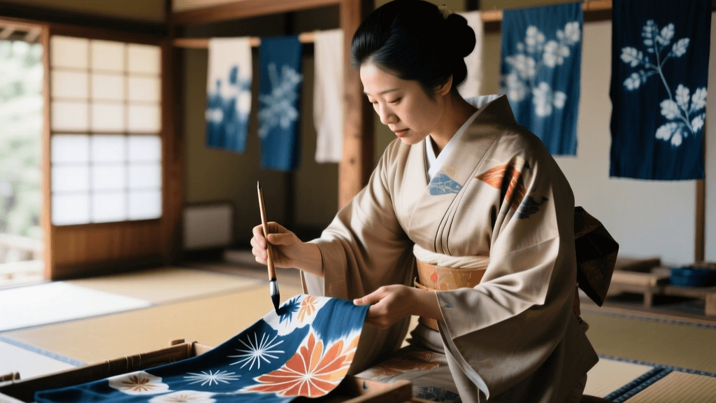 Mastering Kyo-Yuzen: Inside Kyoto's Kimono Dyeing Workshops