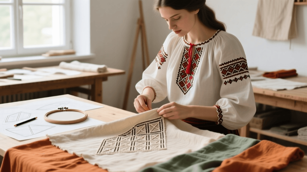 Romanian Ie Blouse Construction: Zero-Waste Patterns 2026